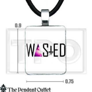 Wasted Faded Dope Galaxy Triangle Hipster Illuminati Comme Des Fuckdown Necklace