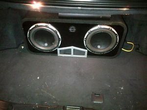 2 Jl Audio 10w6v2 10 Car Subwoofer In Ported Bassworx Box Sub Subs 10w6 On Popscreen