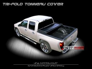 Tri Fold Soft Vinyl Tonneau Cover 2004 2013 Titan Crew Cab 5 5 ft 66' Truck Bed