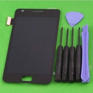 For Samsung Galaxy S2 s 2 i9100 LCD Touch Screen Digitizer Assembly Parts Black
