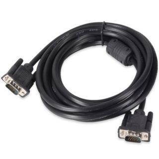 Fosmon 10ft 10 ft Foot Computer Monitor VGA Cable Extension Black