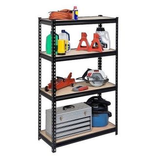 Home Storage 4 Shelves Heavy Duty Metal Shelf Rack Garage Steel Cabinet Shelving