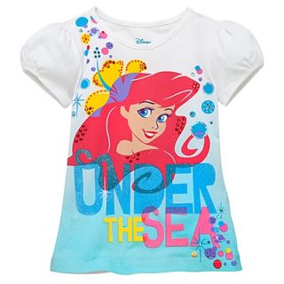 NWT  Knit Little Mermaid Ariel Top for Girls Size XXS 2 3