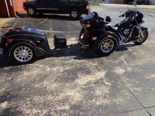 Heritage Motorcycle Trailer Cargo Touring Pull Behind Harley Bikes Triglide