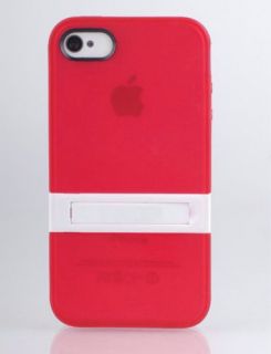 Red New Cell Phone Accessory Cover Skin Case Stand for Apple iPhone 4 4S 4G