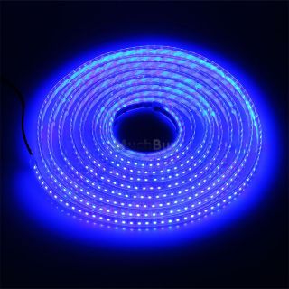 16ft 3528 SMD 5M 600 LED Blue Waterproof LED Flexible Light Strip DC12V
