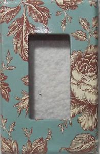 Light Switch Plate Cover Decorative Home Decor French Country Blue Flowers