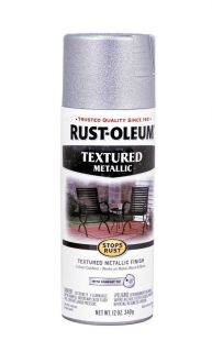 Rustoleum 251053 Silver Textured Metallic Spray Paint