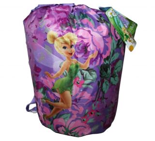 Disney Fairies Tinkerbell Kids Sleeping Bag Slumber Party Bedding Backpack 3 PP
