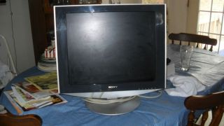 Sony 20 in Flat Screen Computer Monitor with 2 Sony Speakers