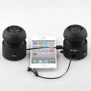 Portable Mini Boom 3 5mm Bass Mini Speaker for iPhone iPod  Tablet PC Laptop