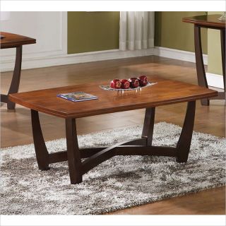 Steve Silver Company Kenzo Cocktail Cherry Finish Coffee Table