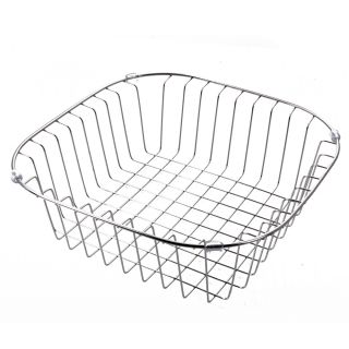 Kitchen Accessories Stainless Steel Wire Rinse Basket for Kitchen Sink in Chrome