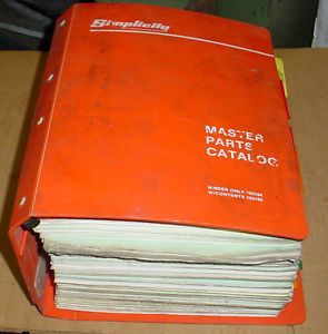 Lot of 50 Simplicity Parts Manual Book Lawn Mower Tractor Tiller Snow Blower