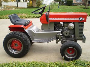 Ad Vintage 70s Era Massey Ferguson 1655 Farm Lawn Garden Tractor Mower On Popscreen