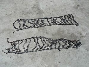 Lawn and Garden Tractor Tire Chains Fit 23 x 8 50 12 Tires