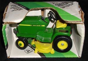 Older Vintage John Deere Tractor Riding Lawn Mower Toy