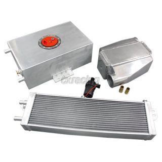 Cxracing Pump Water Air Intercooler Heat Exchanger Ice Box
