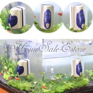 Fish Tank Floating Aquarium Magnetic Glass Algae Scrubber Cleaner Brush Cleaner