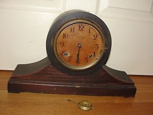 Antique Ansonia Clock Co New York USA Mantel Clock Great to Restore