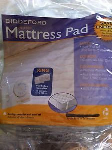 Biddeford King Dual Zone Heated Mattress Pad