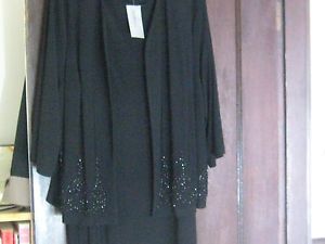 Catherines 2X Plus Size Black Dress Jacket