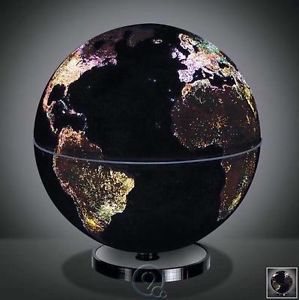 City Lights Earth Globe Night World's Cities Space View Automatically Illuminate