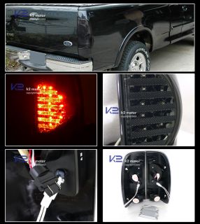 97 03 F150 99 07 F250 Super Duty Styleside Smoke LED Tail Brake Lights