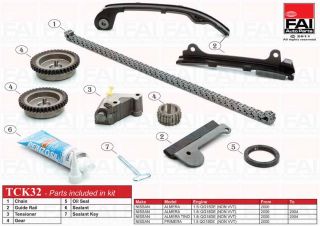 Timing Chain Kit for Nissan Almera MK II N16 1 5 03 00 ATCK32 1497
