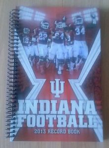 2013 Indiana University Football Record Book Media Guide New