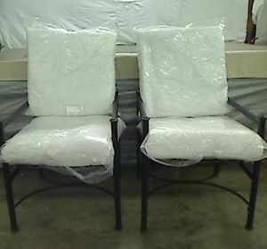 Hampton Bay Barnsley Patio Deep Seating 2 Motion Lounge Chairs with Bare Cushion