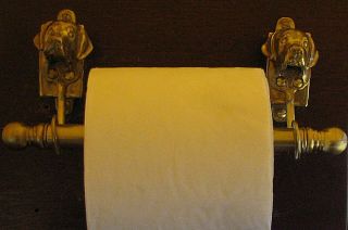 Labrador Retriever Lab Bronze Toilet Paper Holder or Paper Towel Holder