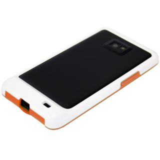 Genuine Samsung Galaxy S2 i9100 Orange White Flip Case Cover EF C1A2WOEC