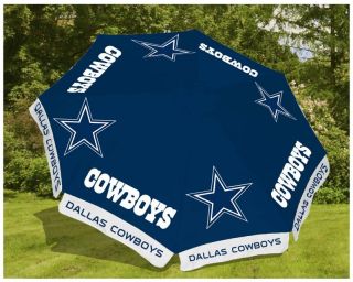 Dallas Cowboys NFL 9' Beach Outdoor Market Patio Table Umbrella