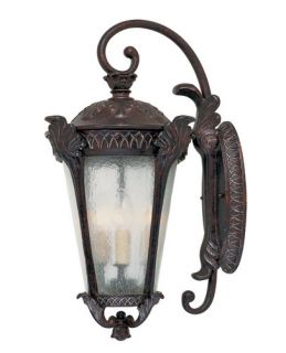 Savoy House 5 668 Distressed Bronze Renaissance 3 Light Outdoor Wall Sconce From