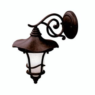 Kichler 9352 Aged Bronze Tuscan 1 Light Outdoor Wall Sconces from The Cotswold C