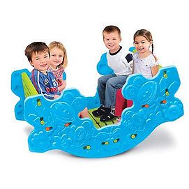 Safety 1st 2 in 1 Fun Rocker Kids Childs Picnic Table Bench See Saw Rocker Ride