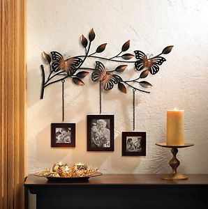 Photo Frame Butterfly Wall Decor with Hanging Picture Frames New