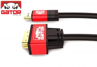 Gator Cable 10 ft HDMI to DVI Cable Male 24 1 V1 4 3D 1080p HDTV HD Monitor DVI