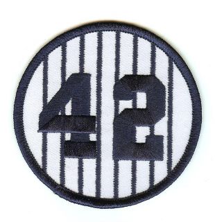 Mariano Rivera 42 Retired Number 3" Round Patch