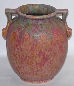 Roseville Pottery Carnelian II Red Vase 336 9
