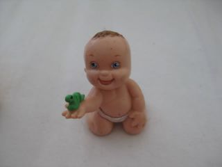 Vintage 80s Magic Diaper Galoob Baby Face Figure Toy Baby Doll B