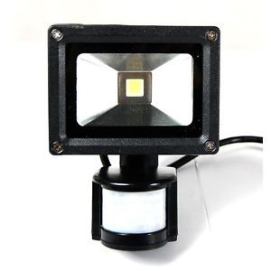 10W PIR Motion Sensor Detective LED Flood Light Security Wall Lamp