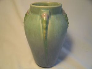 Antique Roseville Pottery Vase Roseville Topeo Vase Art Deco Pottery Vase