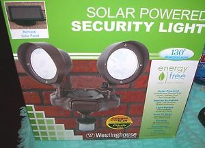 New Westinghouse 481121 78 Solar Powered LED Security Lights
