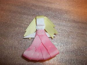 Princess Aurora Sculpture Hair Clip Character Ribbon Sculpture Gift