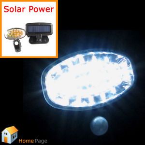 Solar Powered Power Motion Sensor Activated 15 LED Security Spot Path Light Lamp