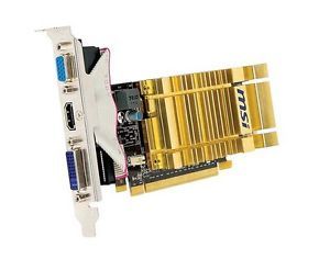 MSI N210 NVIDIA GeForce 210 512MB DDR2 PCI Express Video Card DVI VGA HDMI Out 0816909064025