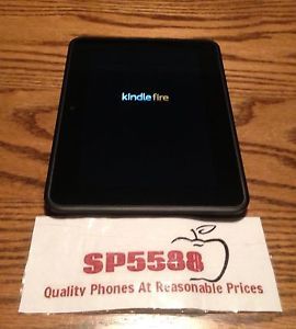 Nice  Kindle Fire HD Model X43Z60 16GB Wi Fi 7" Black Bad Serial Number