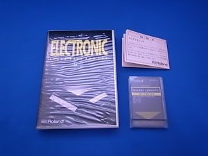 Roland SN R8 04 Electronic Sound Library Data ROM Card with Box TR 808